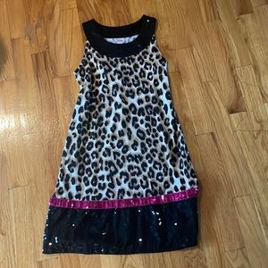Cheetah print size 10 dress from Justice